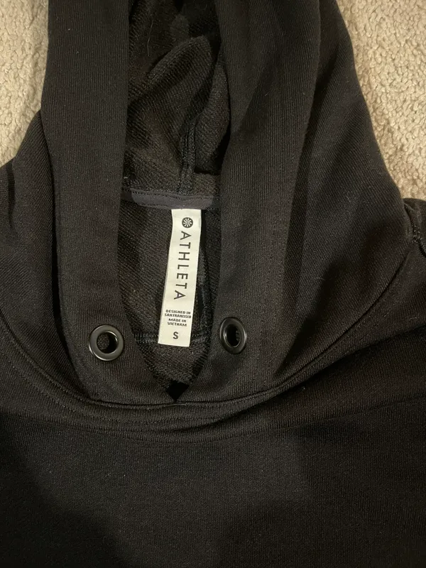 Athleta Cropped Hooded Sweatshirt - Image 3