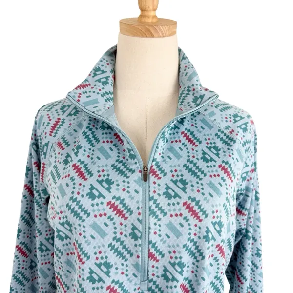 Patagonia Capilene Midweight Half Zip Pullover Blue Size L - Image 5