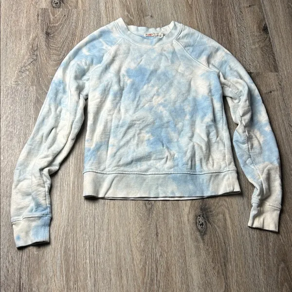 Faherty Bells Tie Dye Crewneck Sweatshirt Size Extra Small - Image 9