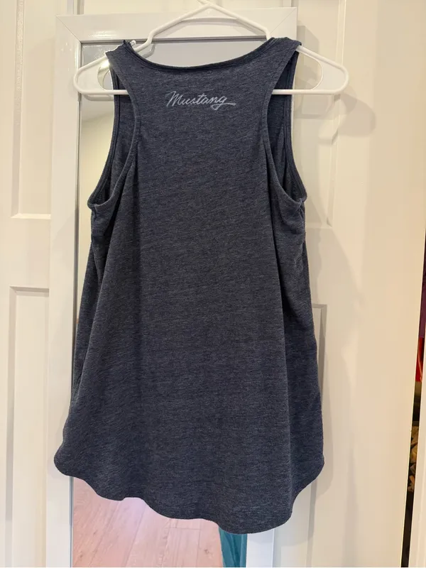 Lucky Brand women's graphic tank top running pony logo of Ford Mustang size M - Image 3