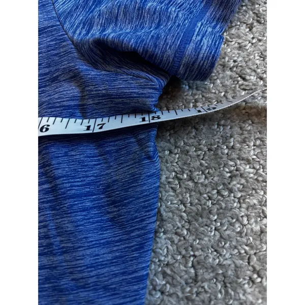 Shape Activewear Shirt M Blue Space Dye Short Sleeve Athletic Tee - Image 4