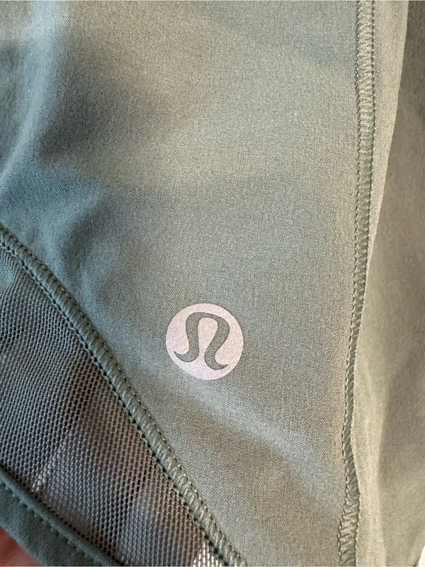 lululemon Hotty Hot High-Rise Lined Short 4" Eucalyptus - Image 9