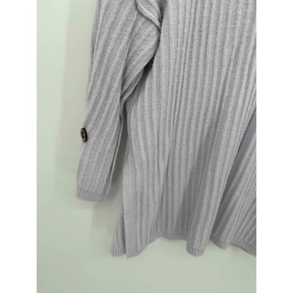 Free People Around The Clock Lavender Oversized‎ Rib Sweater Women Size XS - Image 4