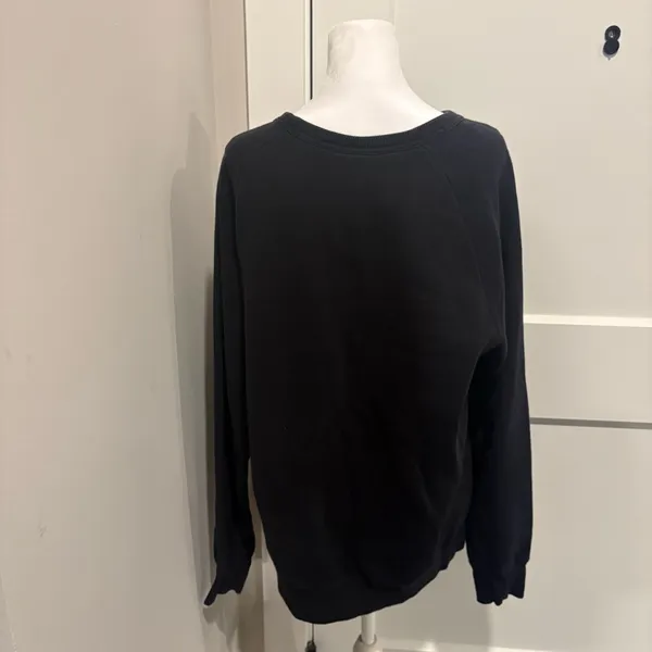 Nike SB Crewneck Sweatshirt Black Embroidered Logo Pullover Small - Image 2