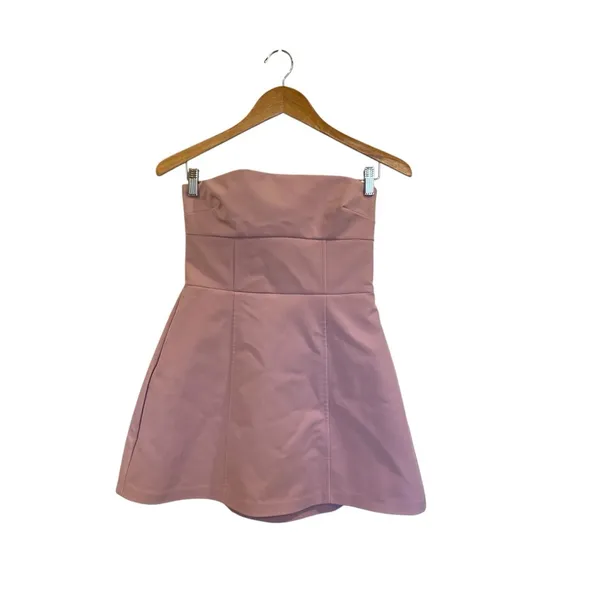 Zara Pink Mini Dress With Bow Back Style 4772/219 - Image 5