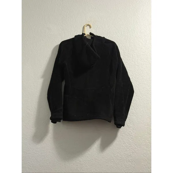 Mountain Hardwear Fleece Jacket Womens M Black Sherpa Wind Stopper Hiking - Image 3