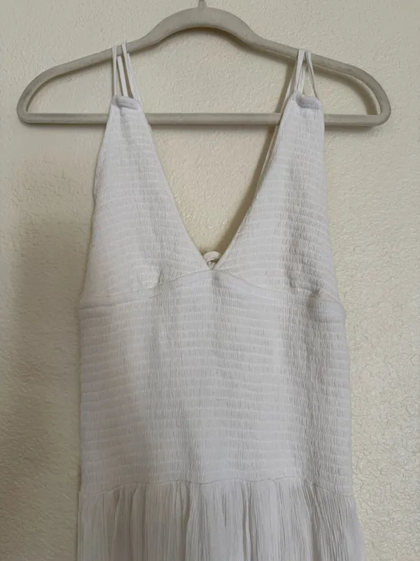 NWOT free people Fun In The Sun Maxi Dress in Ivory - Image 7