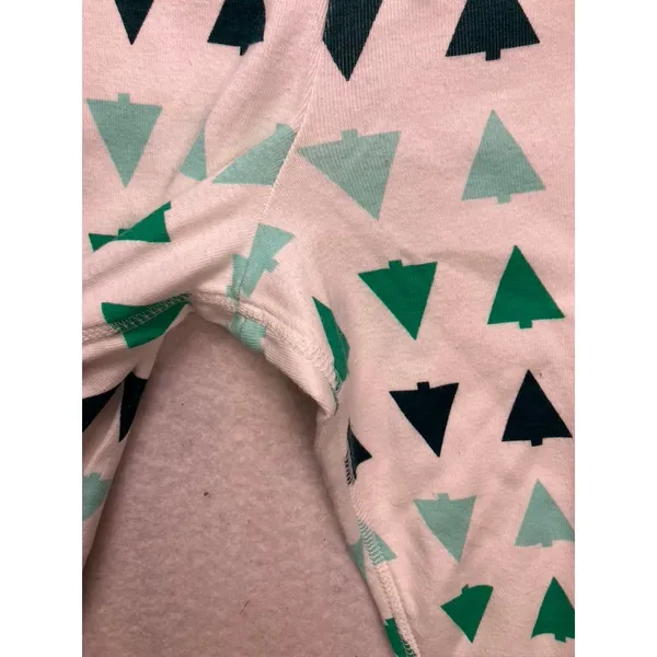 Primary Pajama Pants Womens Large White Green‎ Tree Print Organic Cotton - Image 4