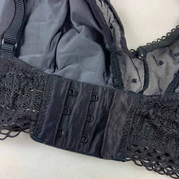 Victorias Secret blk lace spaghetti bralette - Image 5
