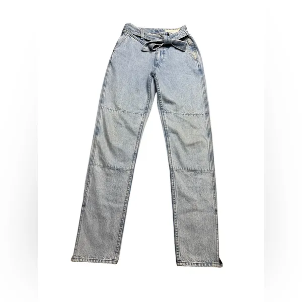 ✨👖 Rag & Bone‎ High-Rise Tie-Waist Panel Denim Jeans Sz 25 👖✨ - Image 2