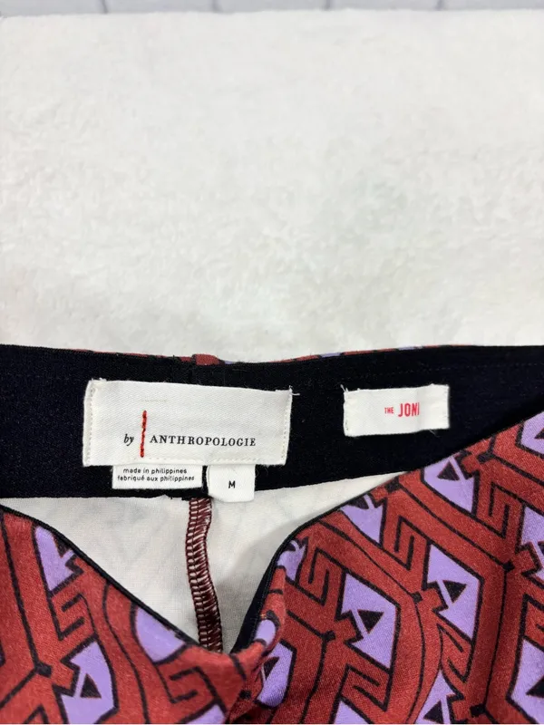by Anthropologie Joni Printed Flare Leg Stretch Pants Bell Bottom size M - Image 5
