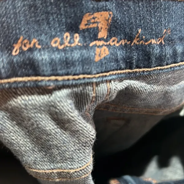 7 for all mankind blue flare jeans - Image 7