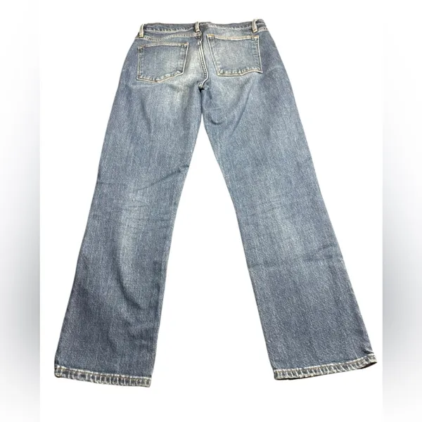 Frame Le High Straight Leg Denim Jeans Womens Size 26 Pintucked Boylston Wash - Image 4