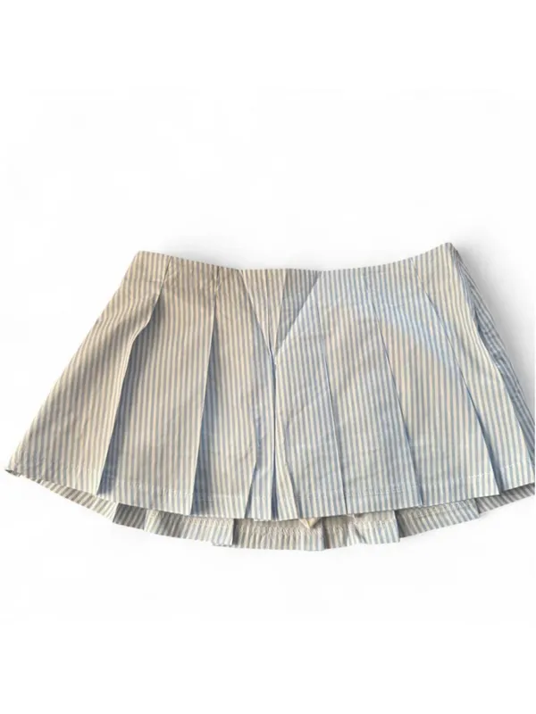 Edikted Nera Striped Pleated Skort size M - Image 2