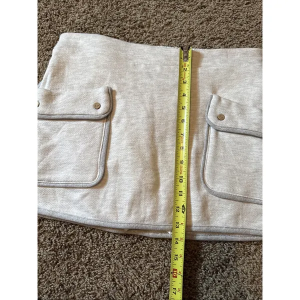 NWT Bucket List Hold Your Hand Skort Ash Gray Large Athleisure Preppy - Image 8
