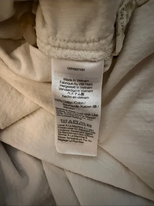 Madewell Corduroy Shirt Jacket Shacket Ivory S - Image 10