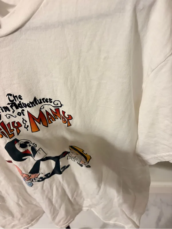 Gildan White The Grim Adventures of Billy & Mandy Graphic Tee - Image 6