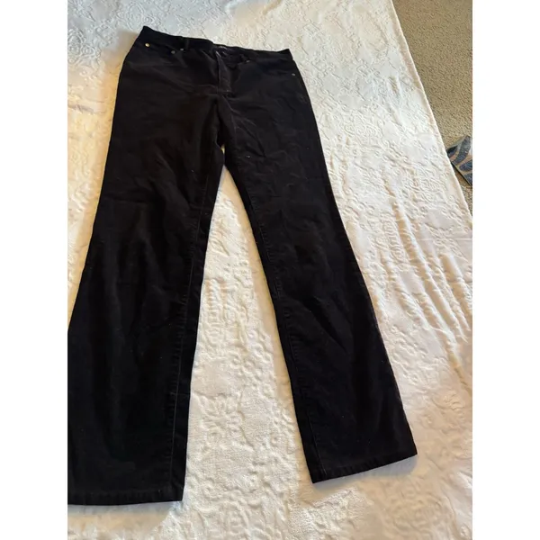 Women’s Chaps Brown Stretch Corduroy Pants Size 8 - Image 3