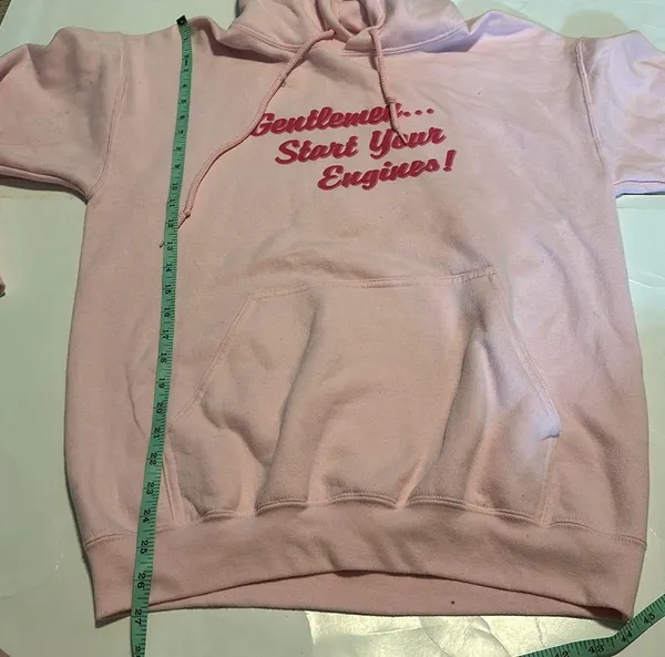 Gentlemen… Start Your Engines Womens Baby Pink Sweatshirt Hoodie Medium Car Girl - Image 5