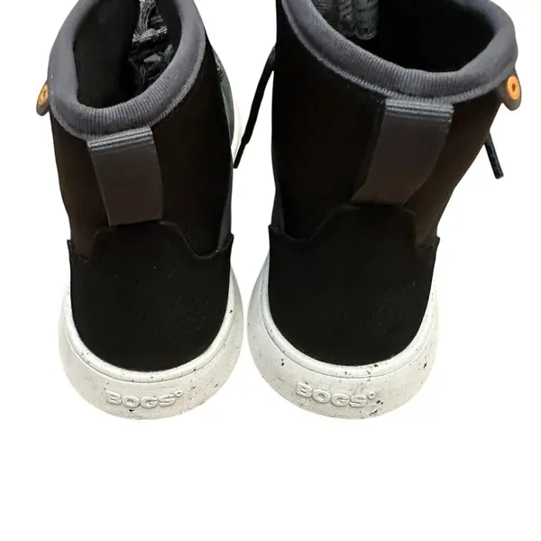 Bogs Cypress Lace ST‎ Steel Toe Waterproof Work Boots Black Grey Womens 7.5 - Image 3