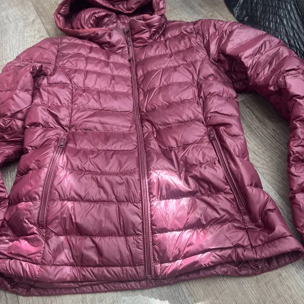 Aritzia TNA Purple Down Packable‎ Botanie Puffer Jacket XS - Image 7