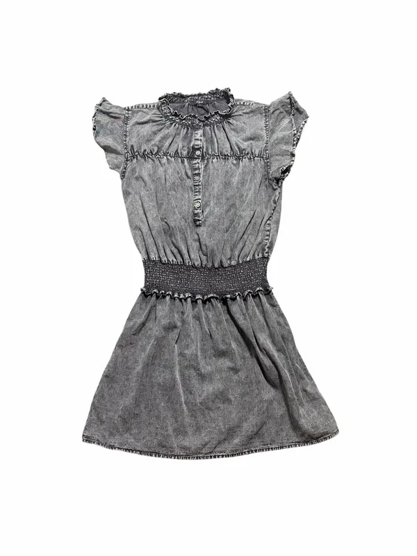 Rails Ladies Amina Mini Dress Black Acid Wash Size Small - Image 2