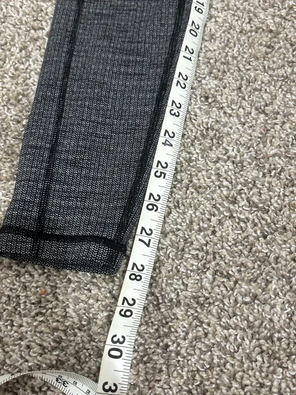 Lululemon Speed Up Tight 28" Power Luxtreme Variegated Knit Gray Pockets - Image 4