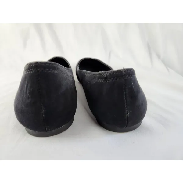 Primus Campus Ohio State OSU Shoes Flats Womens Sz 10 Slip On Black‎ Faux Suede - Image 4