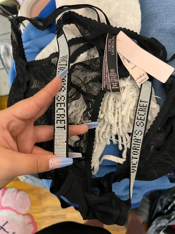 Victorias secret bling lingerie bodysuit - Image 4