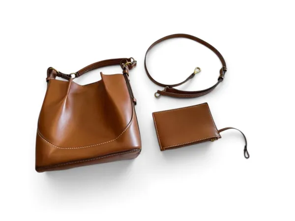 Tan ZARA bag - Image 2