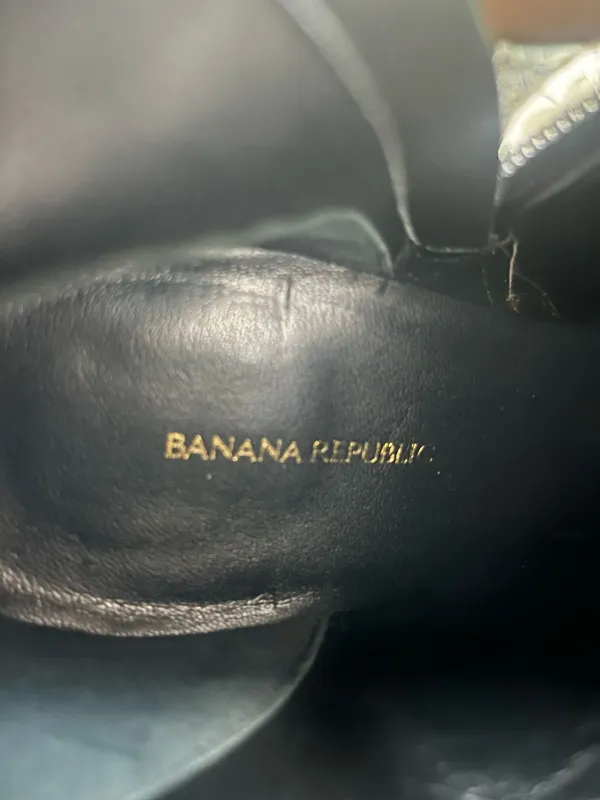 Banana Republic over the knee “Evie” black leather boots CIRCA 2007!! - Image 7
