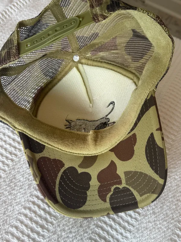 black panther camo trucker hat Green - Image 6