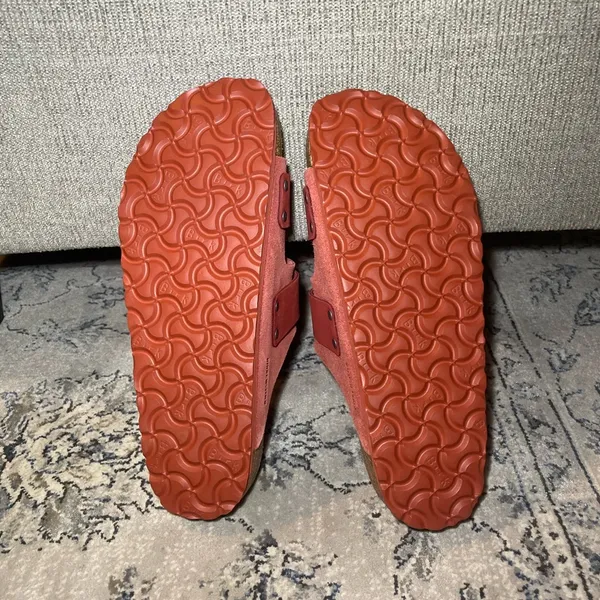 Birkenstock Uji Nubuck-Suede Leather in Sienna Red - Image 9