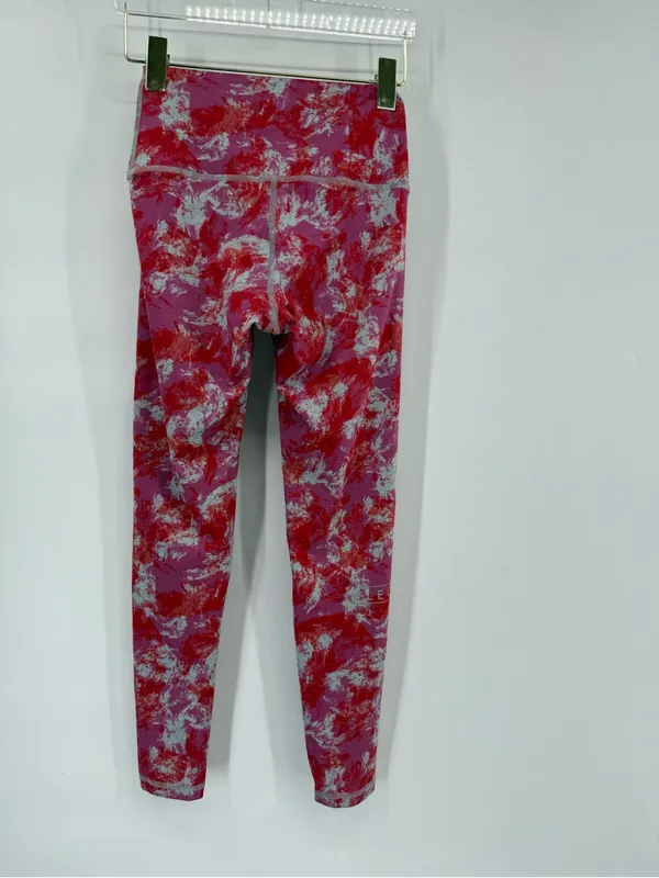 FLEO‎ pink and red leggings size small - Image 2