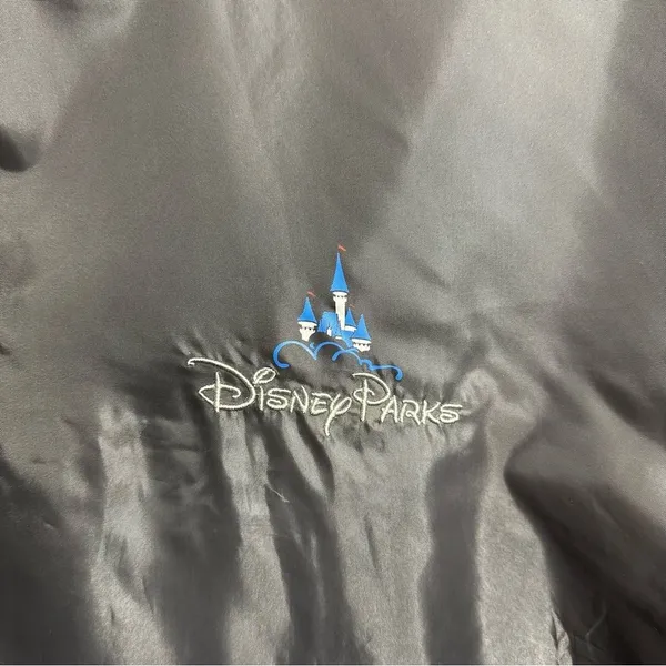 Walt Disney World Disneyland Resort Park XL/XXL Windbreaker Jacket Gray 1/4 Zip - Image 6