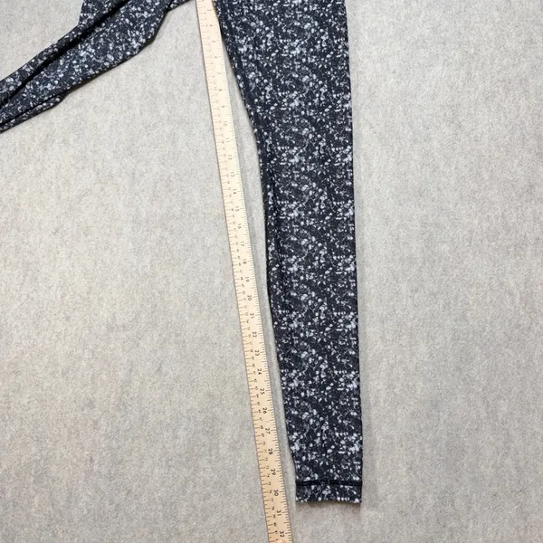 Lululemon Wunder Under Leggings Black White Confetti Speckle‎ Print Athleisure - Image 5