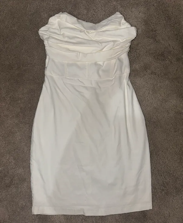 Blue Blush White Dress - Image 3