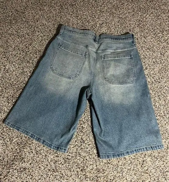 Light Blue Denim Shorts - Image 2