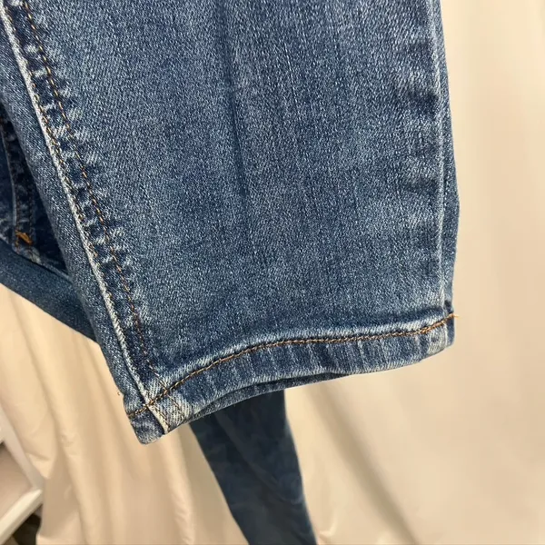 Madewell Denim Overalls‎ Women's Size S Light Wash Stretch Skinny Jeans - Image 6