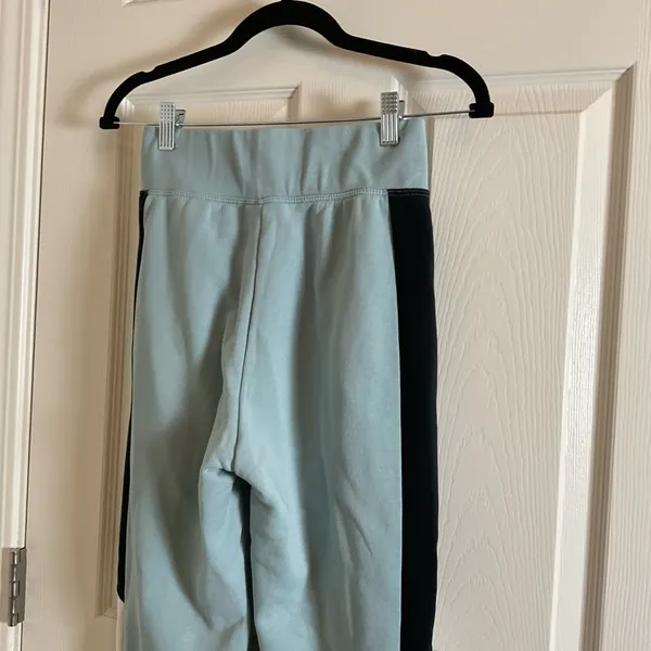 Nike Air Women's Cyan Heather Colorblock Jogger Pants Sweats Size XS - Image 5