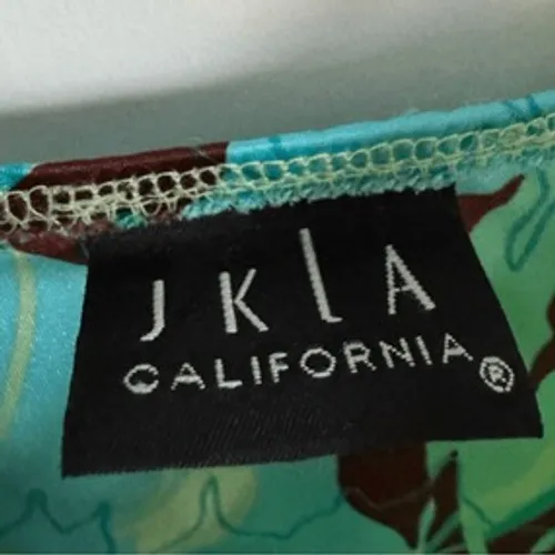 Vintage Y2K JKLA California Womens Silky Floral Lace VNeck Cami sz XL cami sz XL - Image 5
