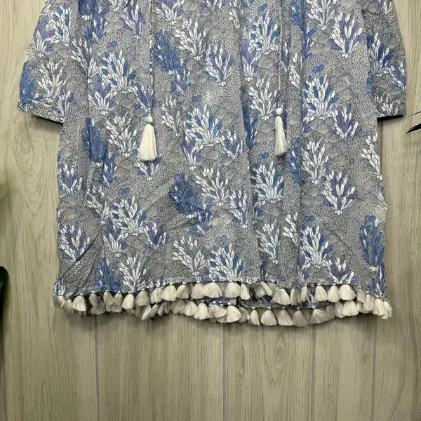 Roller Rabbit 100% Cotton Ugyen Leaves Serafina Tunic Coverup size S Small - Image 6