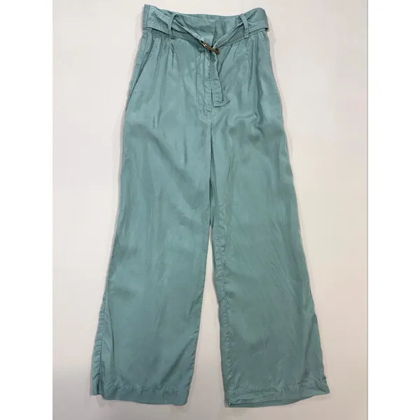 Matthew Bruch Belted Wide Leg Trouser Size 2 - Image 4