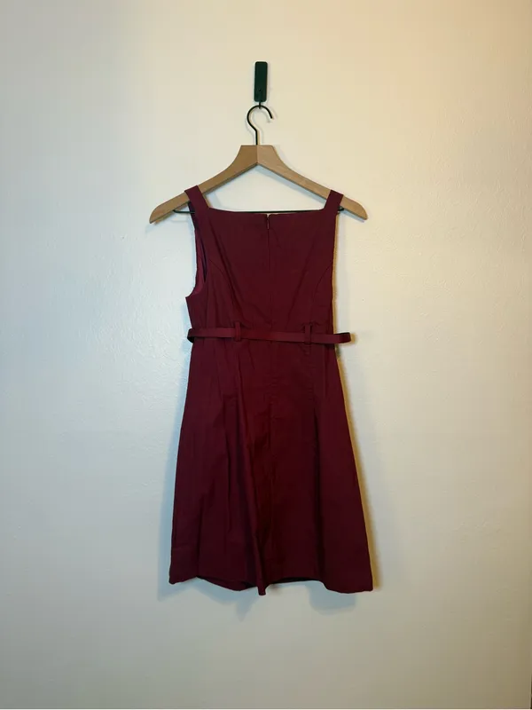 ANTHROPOLOGIE Sleeveless‎ Boat-Neck Mini Dress - Image 6