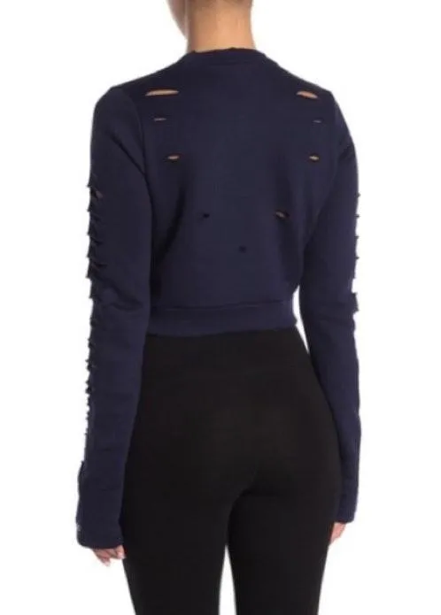 Alo Ripped Warrior Long Sleeve Top Lg - Image 2