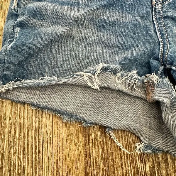 American Eagle hi rise denim next level shorts - Image 5
