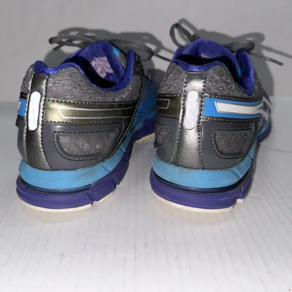 ASICS EXCEL33 2 Shoes Womens 9.5‎ Gray Blue Mesh Running Athletic Sneakers T365N - Image 3