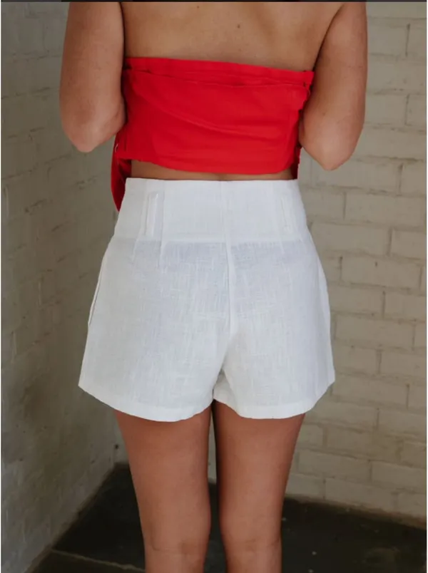 These Three Boutique Linen Shorts - Image 2