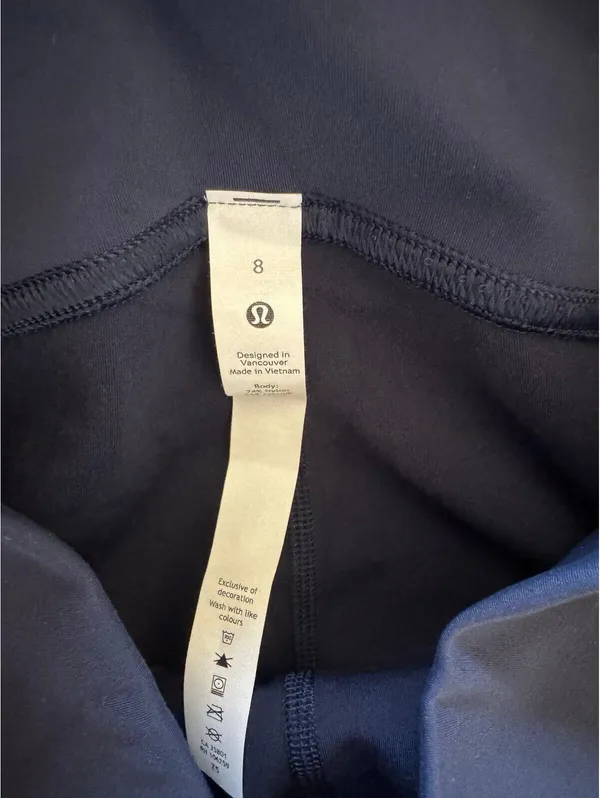 Lululemon Instill High Rise 25” True Navy Size 8 NWT - Image 6