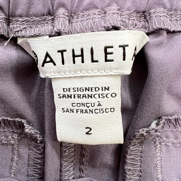 Athleta Savannah Jogger Pants‎ Dusk Violet Paperbag Waist FeatherweightStretch 2 - Image 5